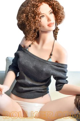 Suzanne 165cm 5.42ft Realistic Quality TPE Sex Doll A-cup Breast Lifelike Beautiful Face with Warm Smile